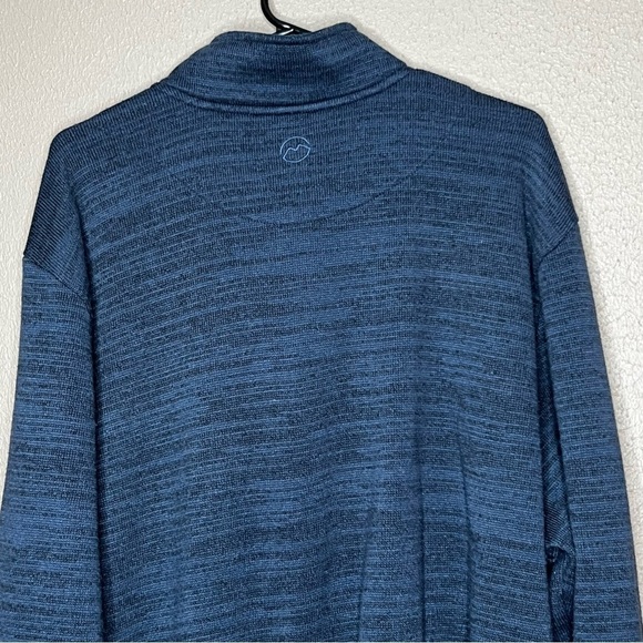 Magellan Mens Mag Warmth Hunt Gear Sweater Size 3XL Blue 1/4 Snap Sweatshirt - Picture 7 of 12